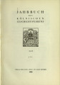 Jahrbuch des Kölnischen Geschichtsvereins e.V. / 34/35.1959/60 