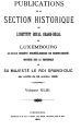 Publications de la Section Historique de l'Institut G.-D. de Luxembourg / 43.1895 