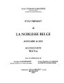 Etat présent de la noblesse belge / 2001,2 