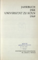 Jahrbuch der Universität zu Köln / 4.1969 