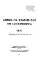 Annuaire statistique / 1971 