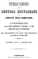 Publications de la Section Historique de l'Institut G.-D. de Luxembourg / 33.1879 