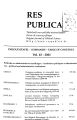 Res publica / 43.2001 