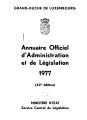 Annuaire officiel d'administration et de législation / 42.1977 