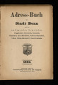 Adress-Buch der Stadt Bonn und der umliegenden Gemeinden : Poppelsdorf, Endenich, Dransdorf, Grav-Rheindorf, 