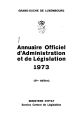 Annuaire officiel d'administration et de législation / 41.1973 