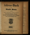 Adress-Buch der Stadt Bonn und der umliegenden Gemeinde : Poppelsdorf, Kessenich, Endenich, Dransdorf, 