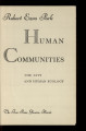 Human communities 