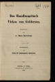 Vicko von Geldersen / Bearbeitet von Hans Nirrnheim. 