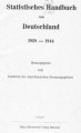 Statistisches Handbuch von Deutschland 1928-1944 