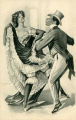 (Zeichnung eines tanzenden Paares) 