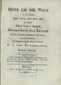 Krusenstern, Adam Johann von 