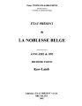 Etat présent de la noblesse belge / 1992,1 