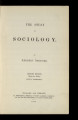 The Study of sociology 