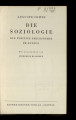 Die Soziologie 