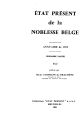 Etat présent de la noblesse belge / 1982,1 
