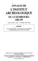 Annales de l'Institut Archéologique du Luxembourg, Arlon / 118/119. 1987/88 