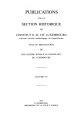 Publications de la Section Historique de l'Institut G.-D. de Luxembourg / 105 