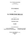 Etat présent de la noblesse belge / 1998,1 