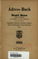 Adress-Buch der Stadt Bonn (Bonner Adressbuch) / 1903 