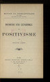 Discours sur l'ensemble du positivisme 