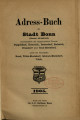 Adress-Buch der Stadt Bonn (Bonner Adressbuch) / 1905 