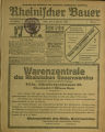 Rheinischer Bauer / 37. Jahrgang 1919 