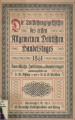 ¬Die Entstehungsgeschichte des ersten Allgemeinen Deutschen Handelstages 1861 