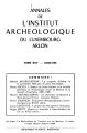 Annales de l'Institut Archéologique du Luxembourg, Arlon / 95.1964 