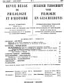 Revue belge de philologie et d'histoire / 35.1957 
