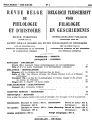 Revue belge de philologie et d'histoire / 39.1961 