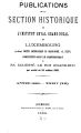 Publications de la Section Historique de l'Institut G.-D. de Luxembourg / 34.1880 