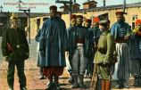 Gefangene Senegalschützen - Kriegsjahr 1914-15 (Serie: Kriegsgefangene.) 