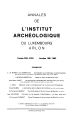 Annales de l'Institut Archéologique du Luxembourg, Arlon / 112/113.1981/82 