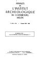 Annales de l'Institut Archéologique du Luxembourg, Arlon / 114/115.1983/84 