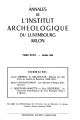 Annales de l'Institut Archéologique du Luxembourg, Arlon / 97.1966 