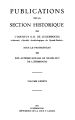 Publications de la Section Historique de l'Institut G.-D. de Luxembourg / 86/88.1971/74 