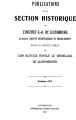 Publications de la Section Historique de l'Institut G.-D. de Luxembourg / 56.1909 