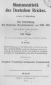 ¬Die Entwicklung der deutschen Montanindustrie von 1860-1912 