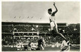 110. Olympische Spiele Berlin 1936. Tajima (Japan) Dreisprung-Sieger. 