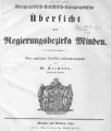 Geographisch-statistisch-topographische Übersicht des Regierungsbezirkes Minden 