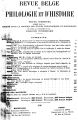 Revue belge de philologie et d'histoire / 24.1945 