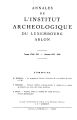 Annales de l'Institut Archéologique du Luxembourg, Arlon / 108/109.1977/78 
