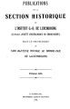 Publications de la Section Historique de l'Institut G.-D. de Luxembourg / 53.1906 