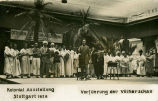 Kolonial Ausstellung Stuttgart 1928 - Vorführung der Völkerschau 