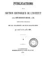 Publications de la Section Historique de l'Institut G.-D. de Luxembourg / 23/24.1868/69 