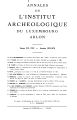 Annales de l'Institut Archéologique du Luxembourg, Arlon / 106/107.1975/76 