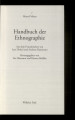 Handbuch der Ethnographie 