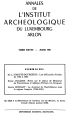 Annales de l'Institut Archéologique du Luxembourg, Arlon / 98.1967 