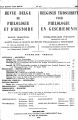 Revue belge de philologie et d'histoire / 27.1949 